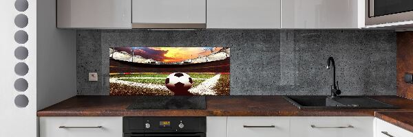 Cooker splashback Ball at the stadium