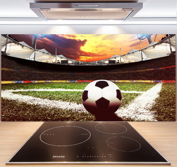 Cooker splashback Ball at the stadium