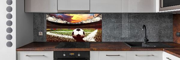 Cooker splashback Ball at the stadium