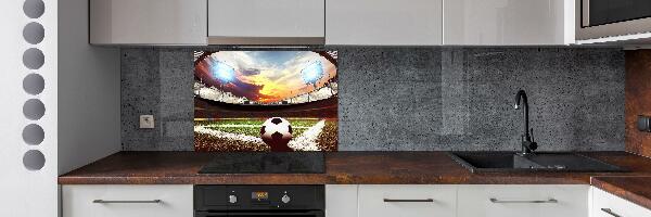 Cooker splashback Ball at the stadium