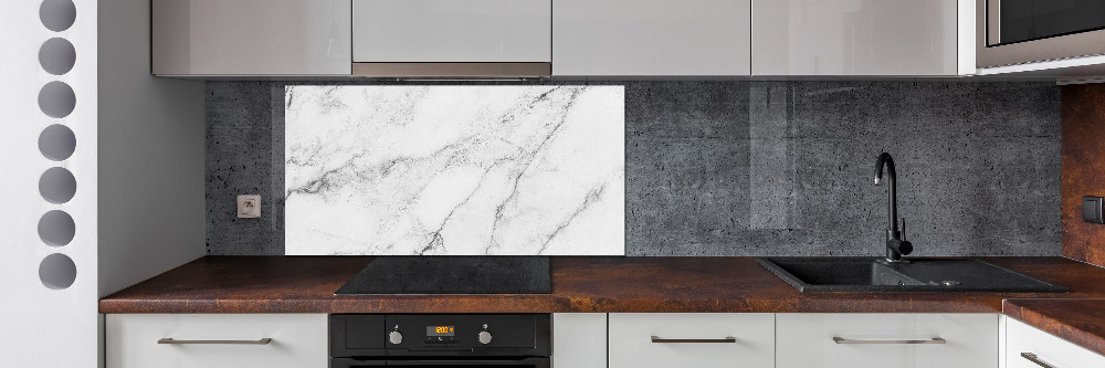 Cooker splashback Marble