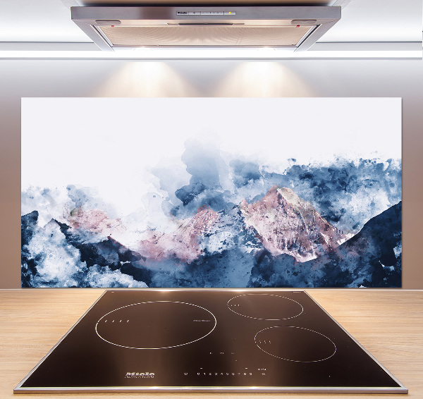 Kitchen splashback Mountain range