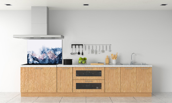 Kitchen splashback Mountain range