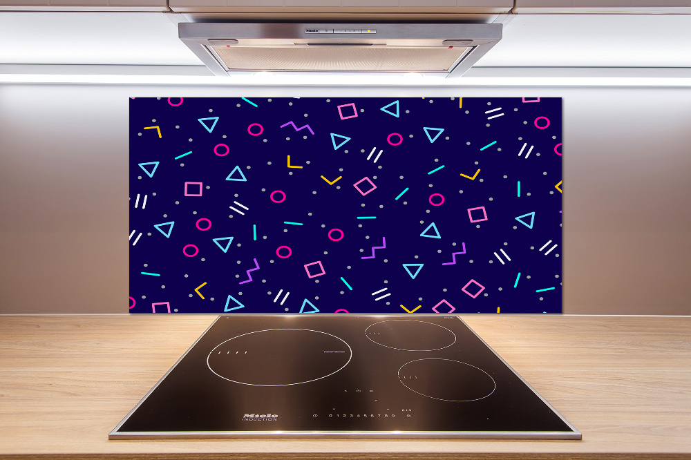 Cooker splashback Geometric background