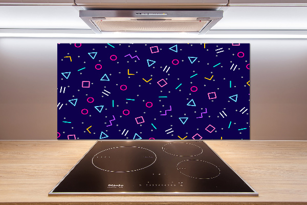 Cooker splashback Geometric background