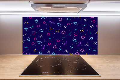 Cooker splashback Geometric background