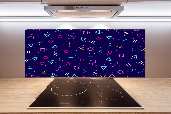 Cooker splashback Geometric background