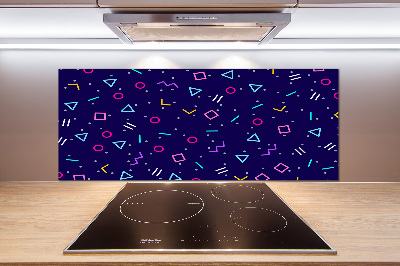 Cooker splashback Geometric background