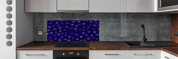 Cooker splashback Geometric background