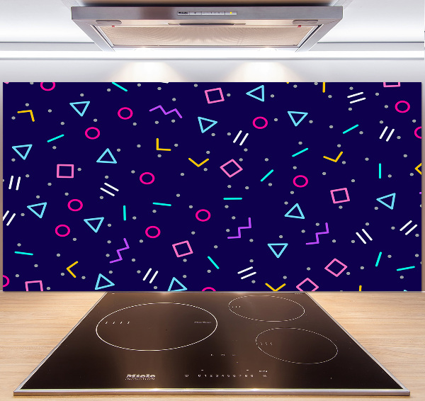 Cooker splashback Geometric background