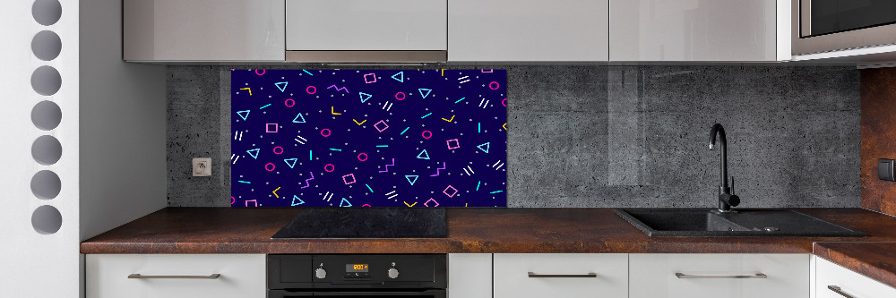 Cooker splashback Geometric background