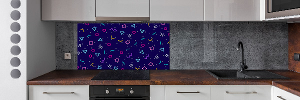 Cooker splashback Geometric background