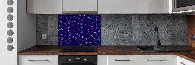 Cooker splashback Geometric background