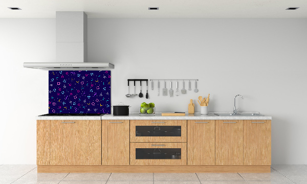 Cooker splashback Geometric background