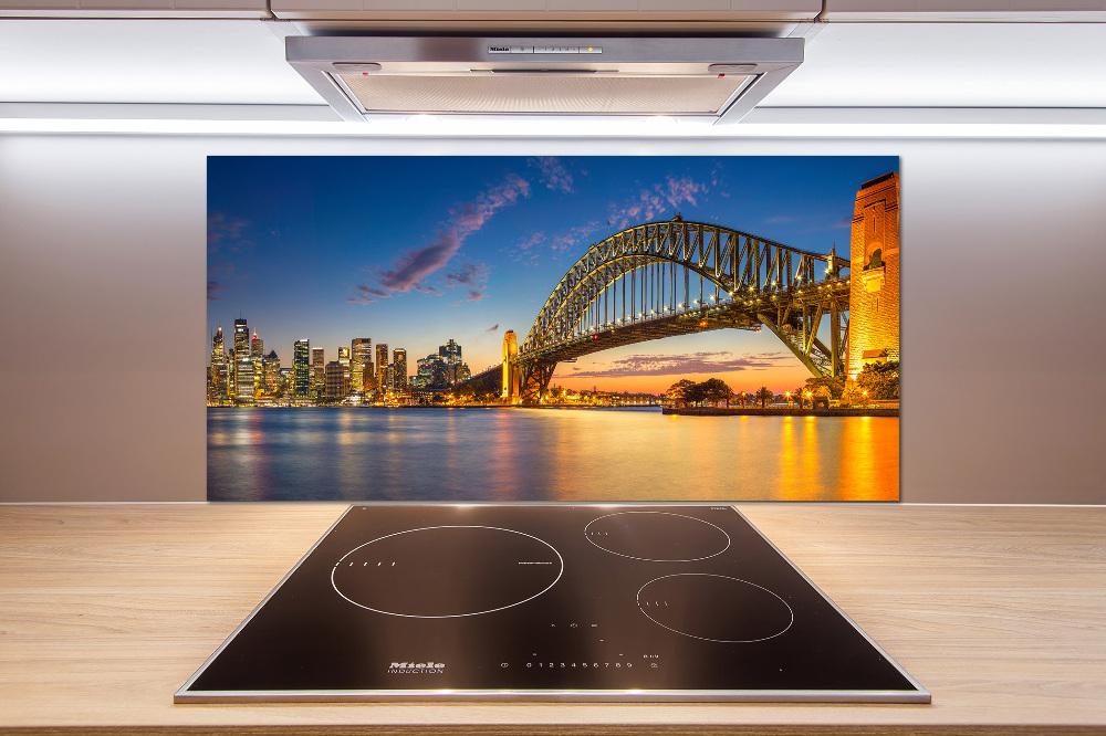 Glass splashback Panorama Sydney