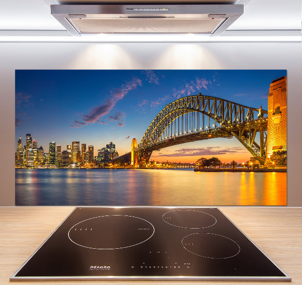 Glass splashback Panorama Sydney