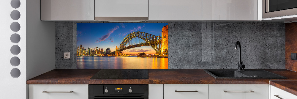 Glass splashback Panorama Sydney