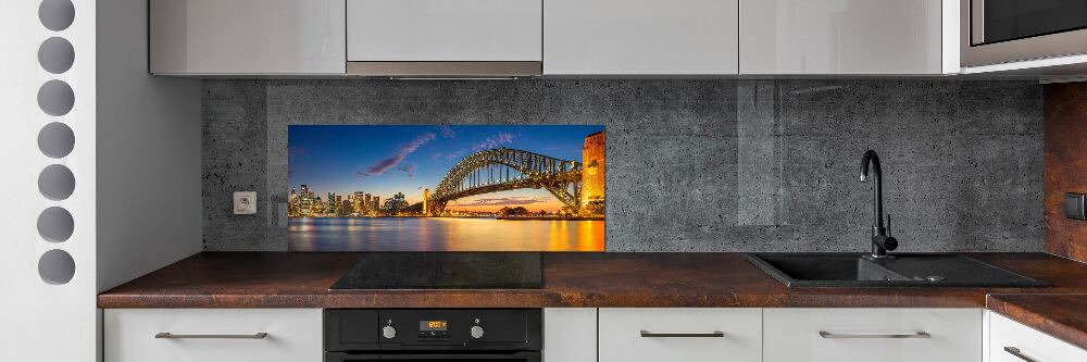 Glass splashback Panorama Sydney