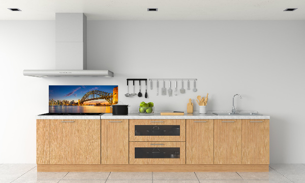 Glass splashback Panorama Sydney