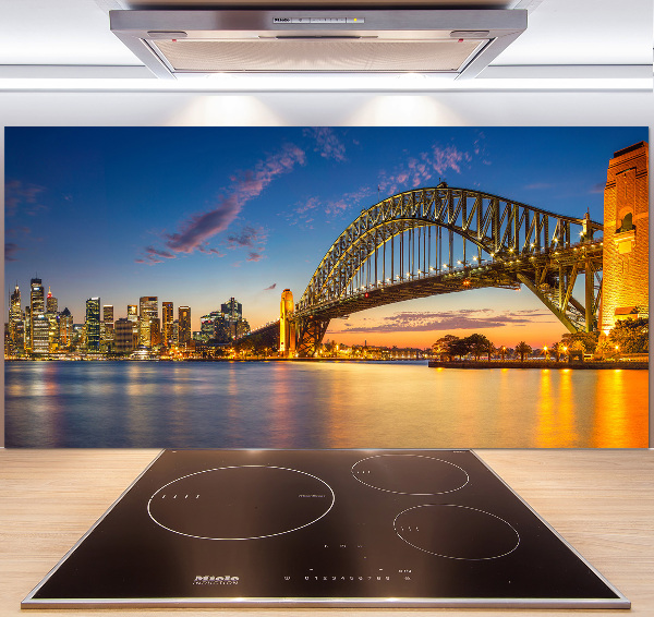 Glass splashback Panorama Sydney