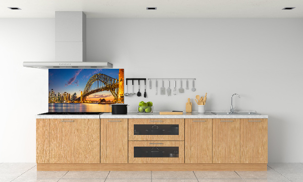 Glass splashback Panorama Sydney