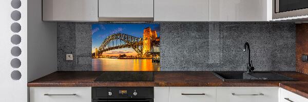 Glass splashback Panorama Sydney