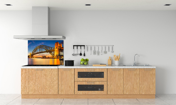 Glass splashback Panorama Sydney