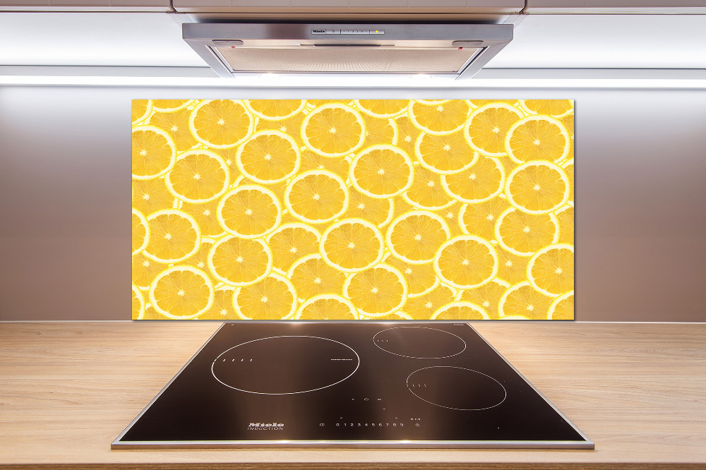 Cooker splashback Lemon slices