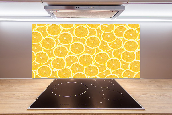 Cooker splashback Lemon slices