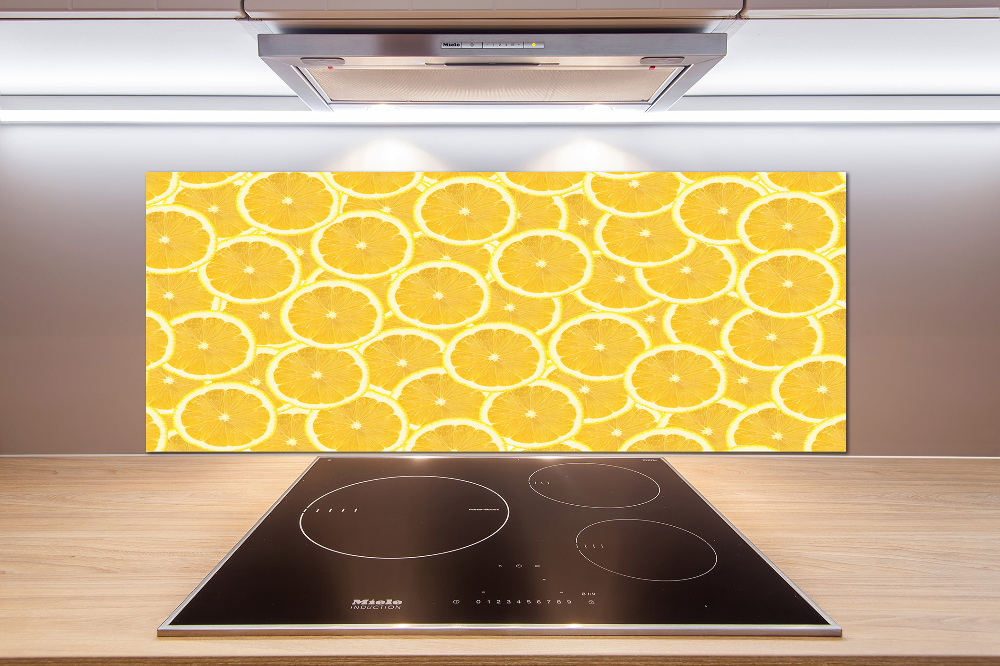 Cooker splashback Lemon slices