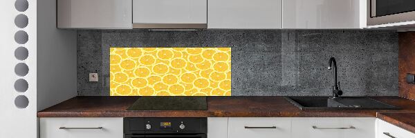 Cooker splashback Lemon slices