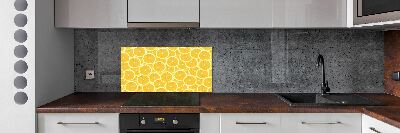 Cooker splashback Lemon slices