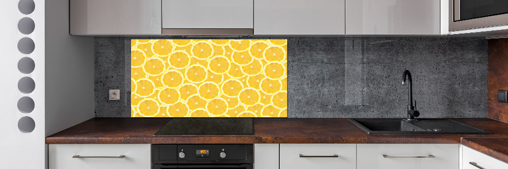 Cooker splashback Lemon slices