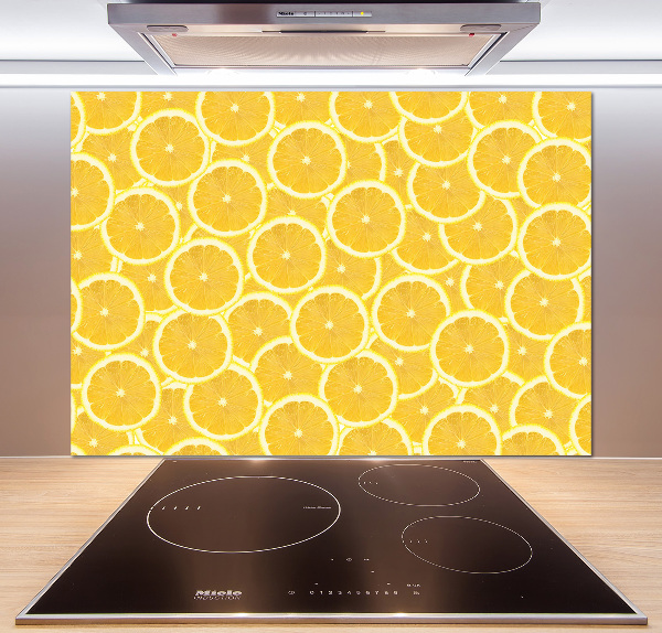 Cooker splashback Lemon slices