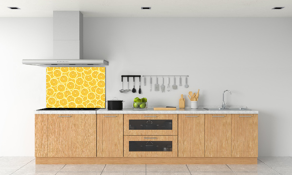 Cooker splashback Lemon slices