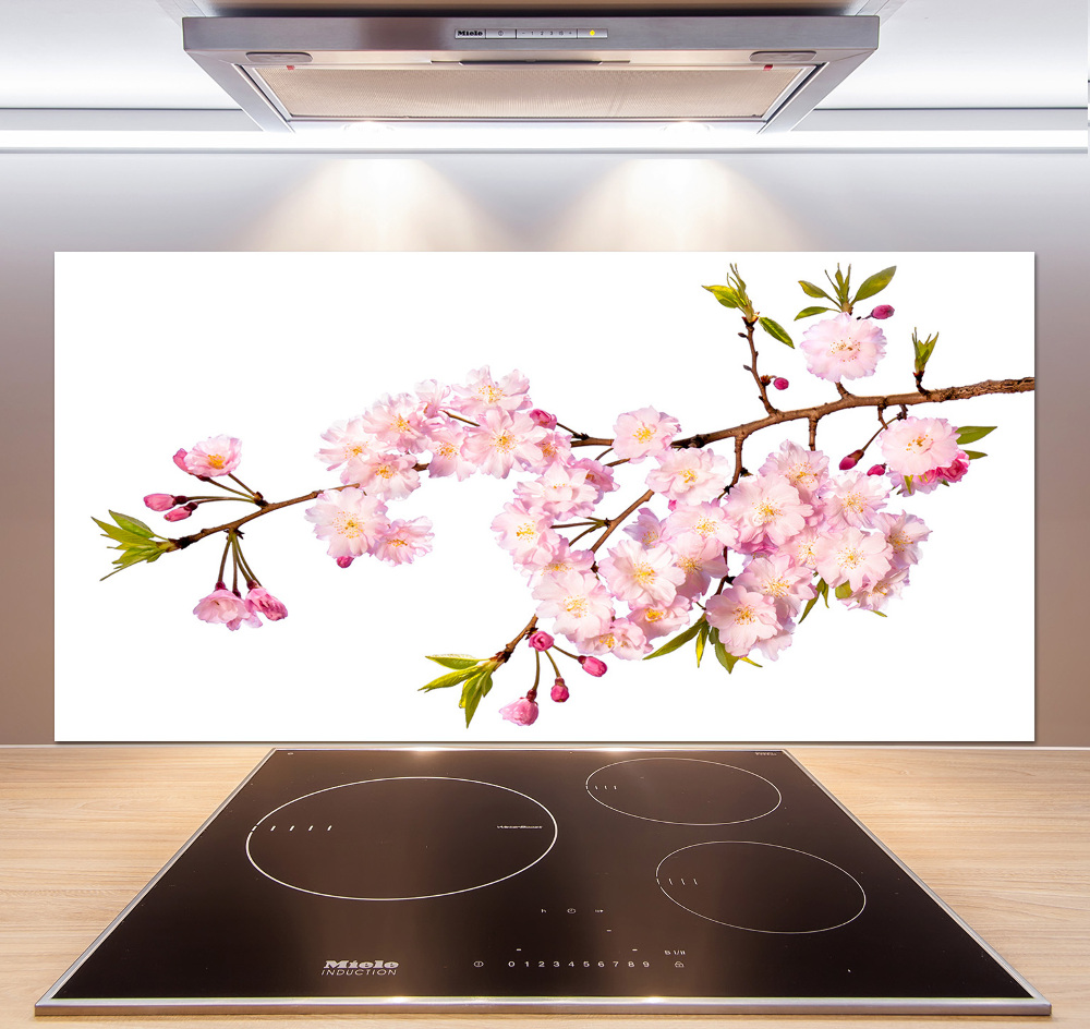 Cooker splashback Wild Rose