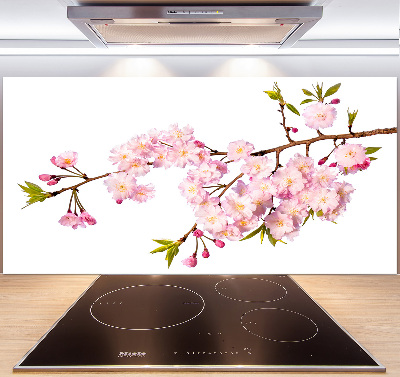 Cooker splashback Wild Rose