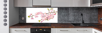 Cooker splashback Wild Rose