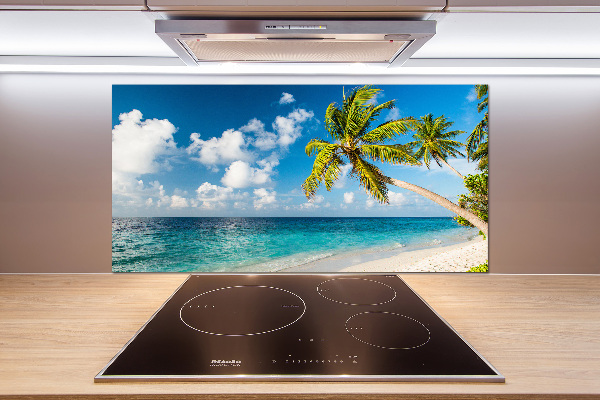 Kitchen splashback Maldives beach