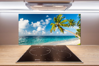 Kitchen splashback Maldives beach