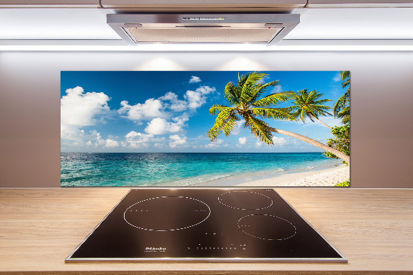 Kitchen splashback Maldives beach