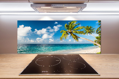 Kitchen splashback Maldives beach