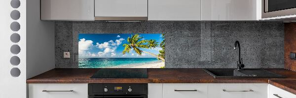 Kitchen splashback Maldives beach