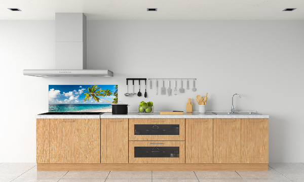 Kitchen splashback Maldives beach