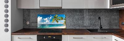 Kitchen splashback Maldives beach