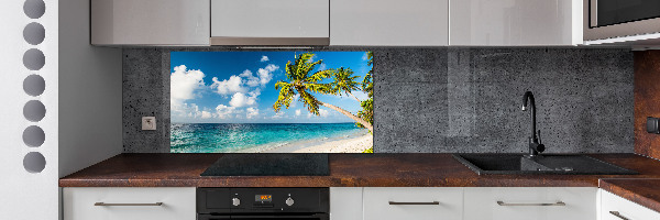 Kitchen splashback Maldives beach