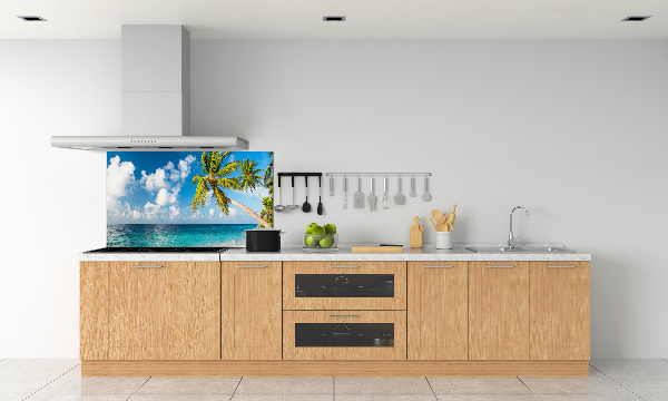 Kitchen splashback Maldives beach