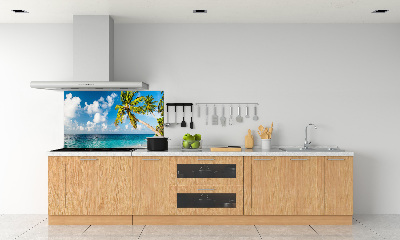 Kitchen splashback Maldives beach