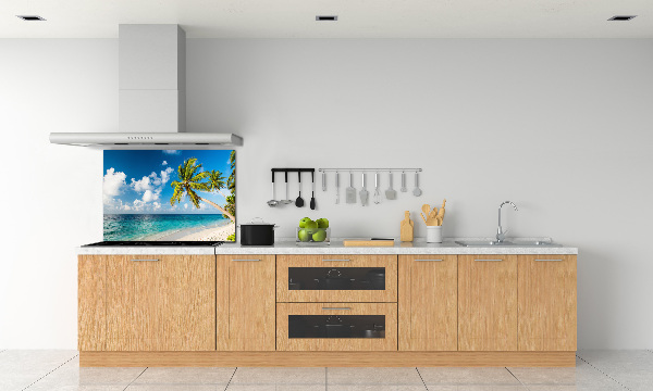 Kitchen splashback Maldives beach