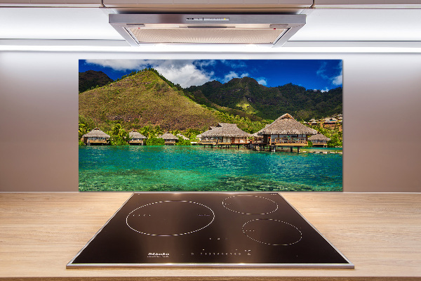 Kitchen splashback Bungalowy by the water